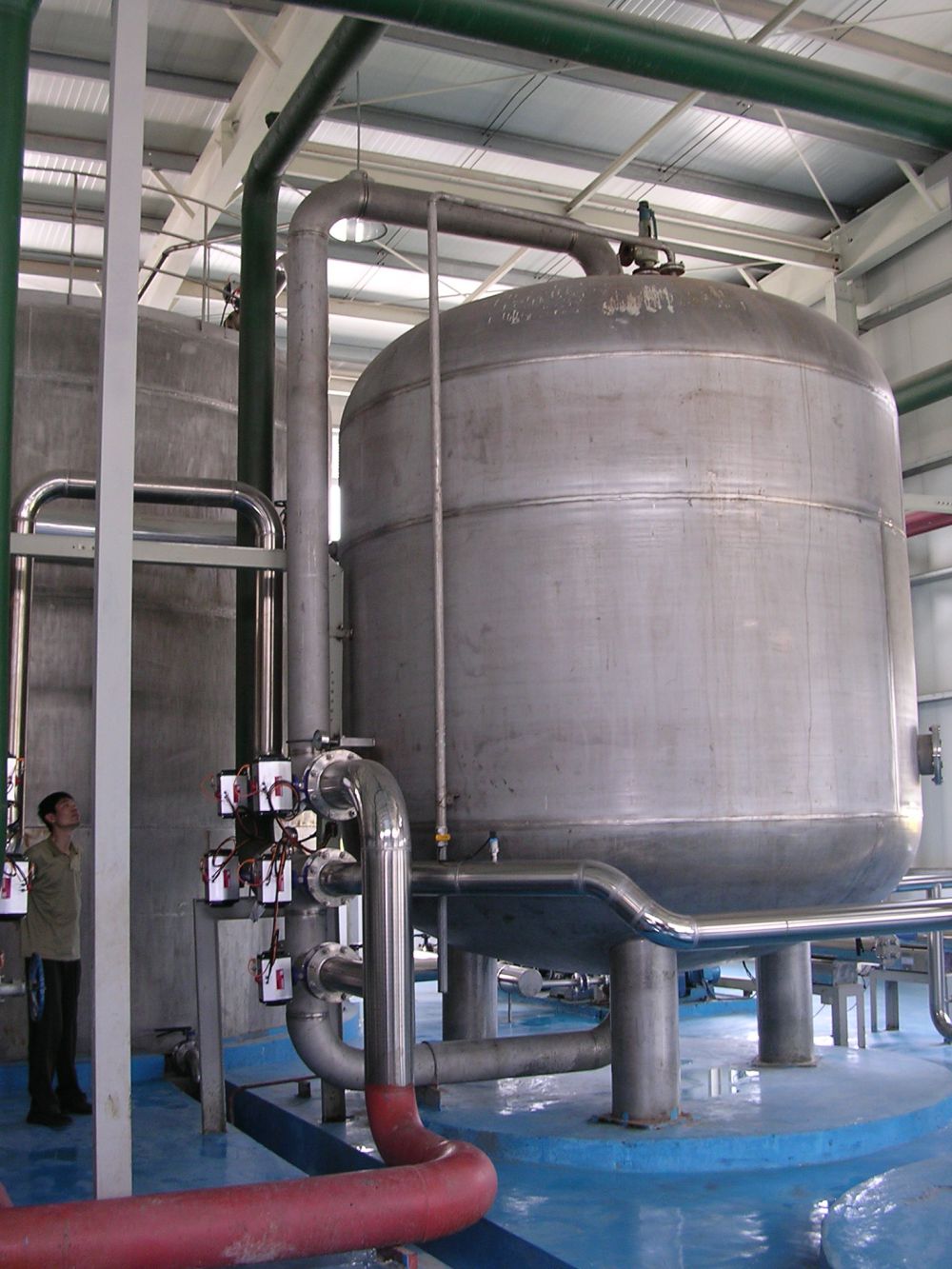 Stainless steel activated carbon filter