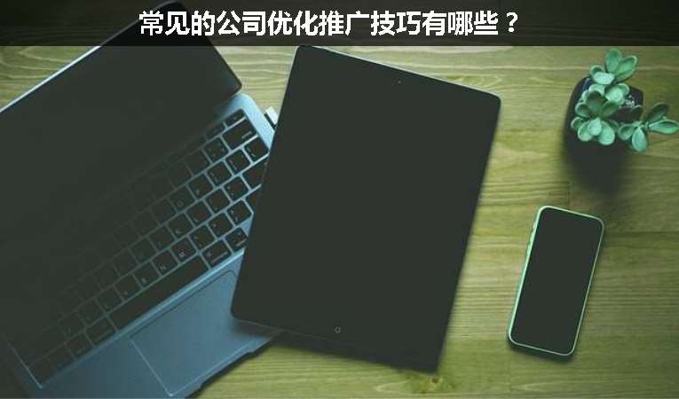 常見的公司優(yōu)化推廣技巧有哪些？